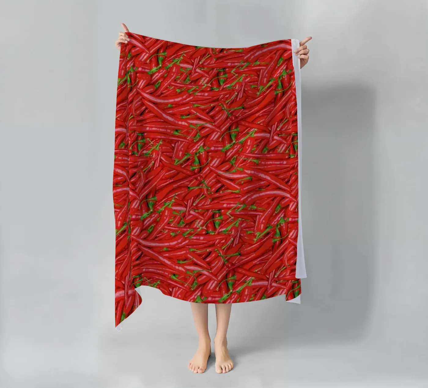 Chilli strandhanddoek van Curious Collections by Marielle Leenders