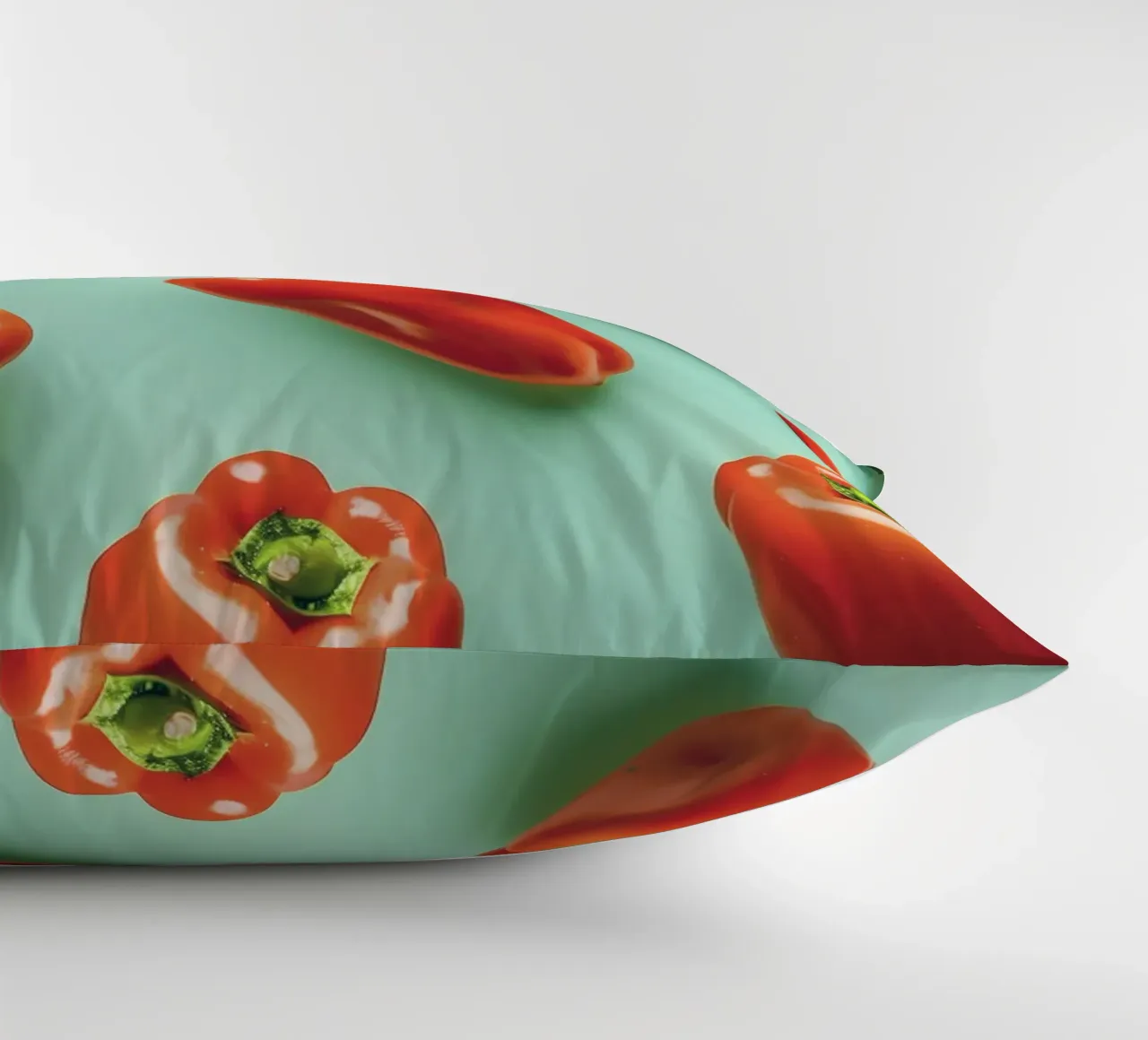Red pepper collection decorative cushion by Cat Grafic Design