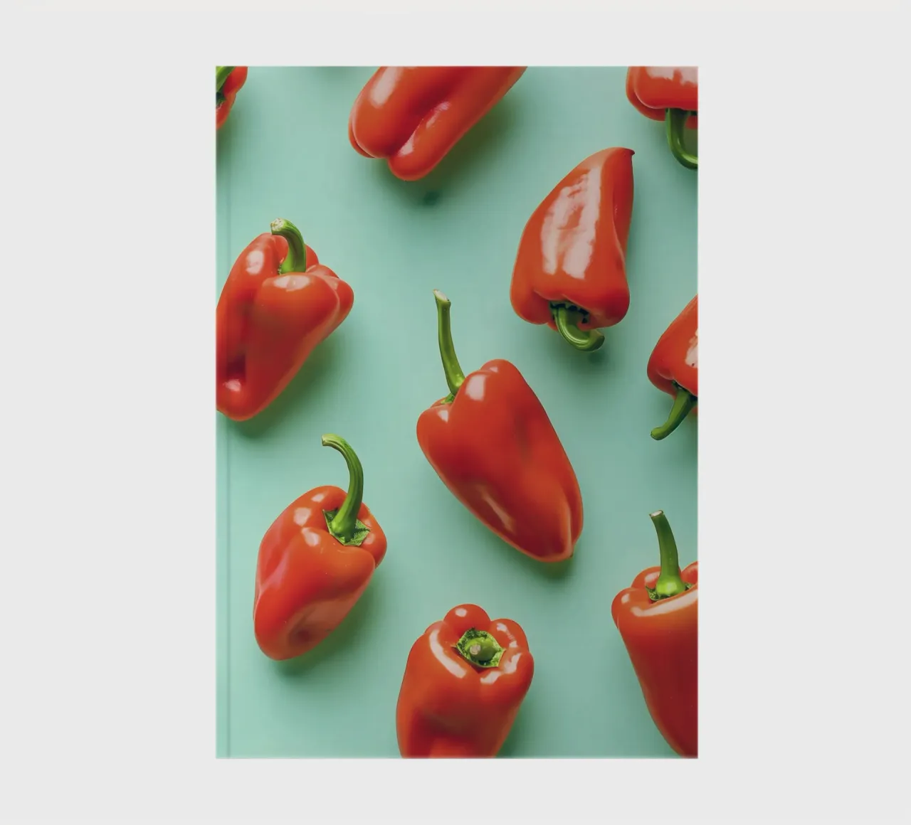 Red pepper collection notebook by Cat Grafic Design