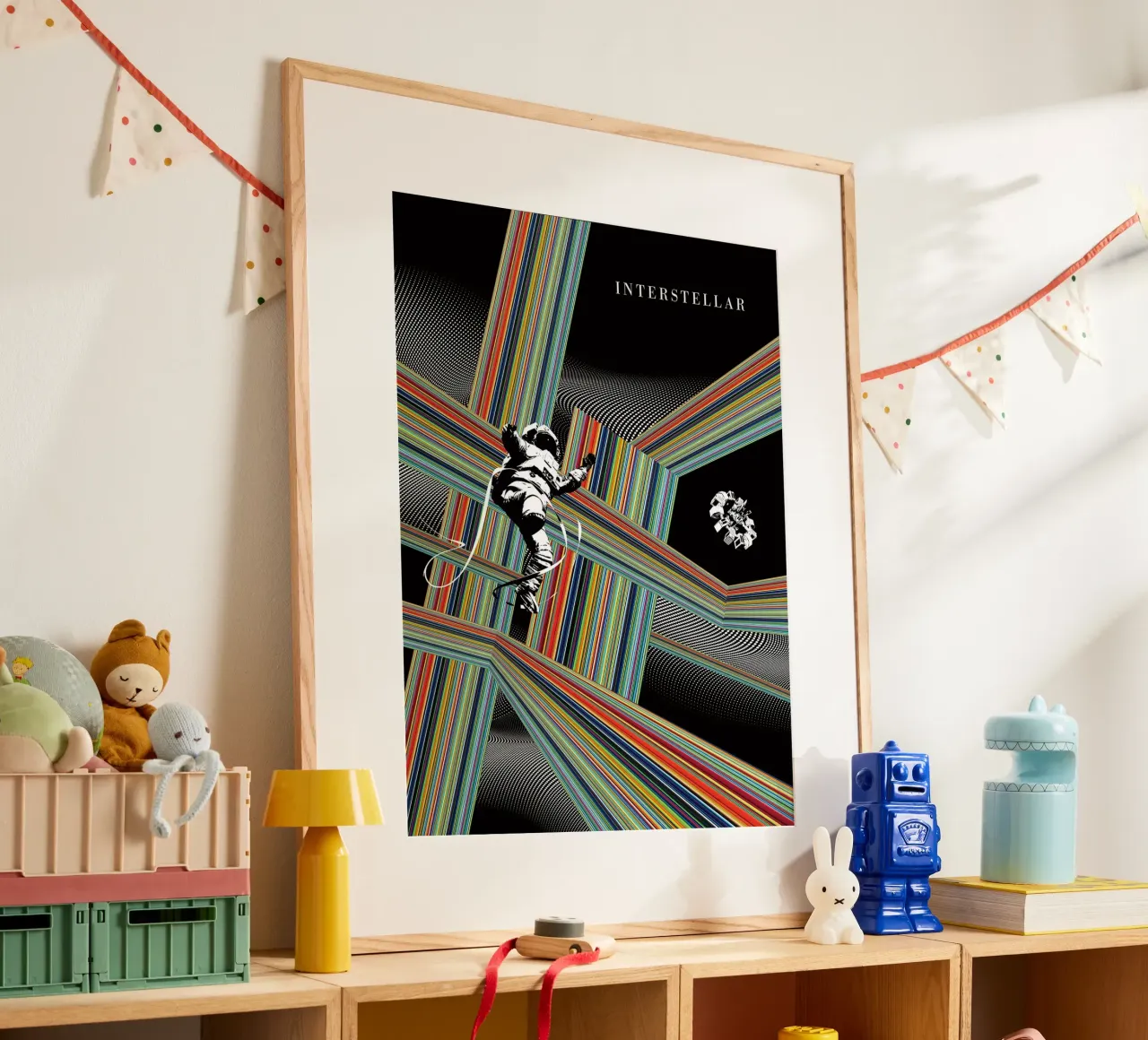 Stay Interstellar poster da Attaboy Dsgn