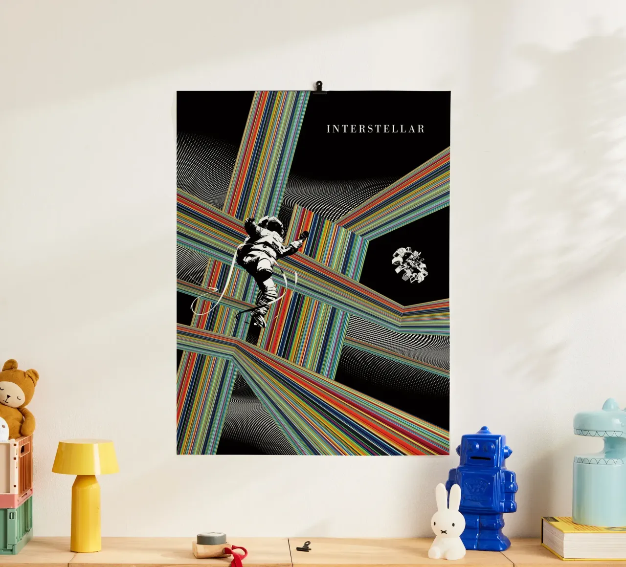 Stay Interstellar poster da Attaboy Dsgn