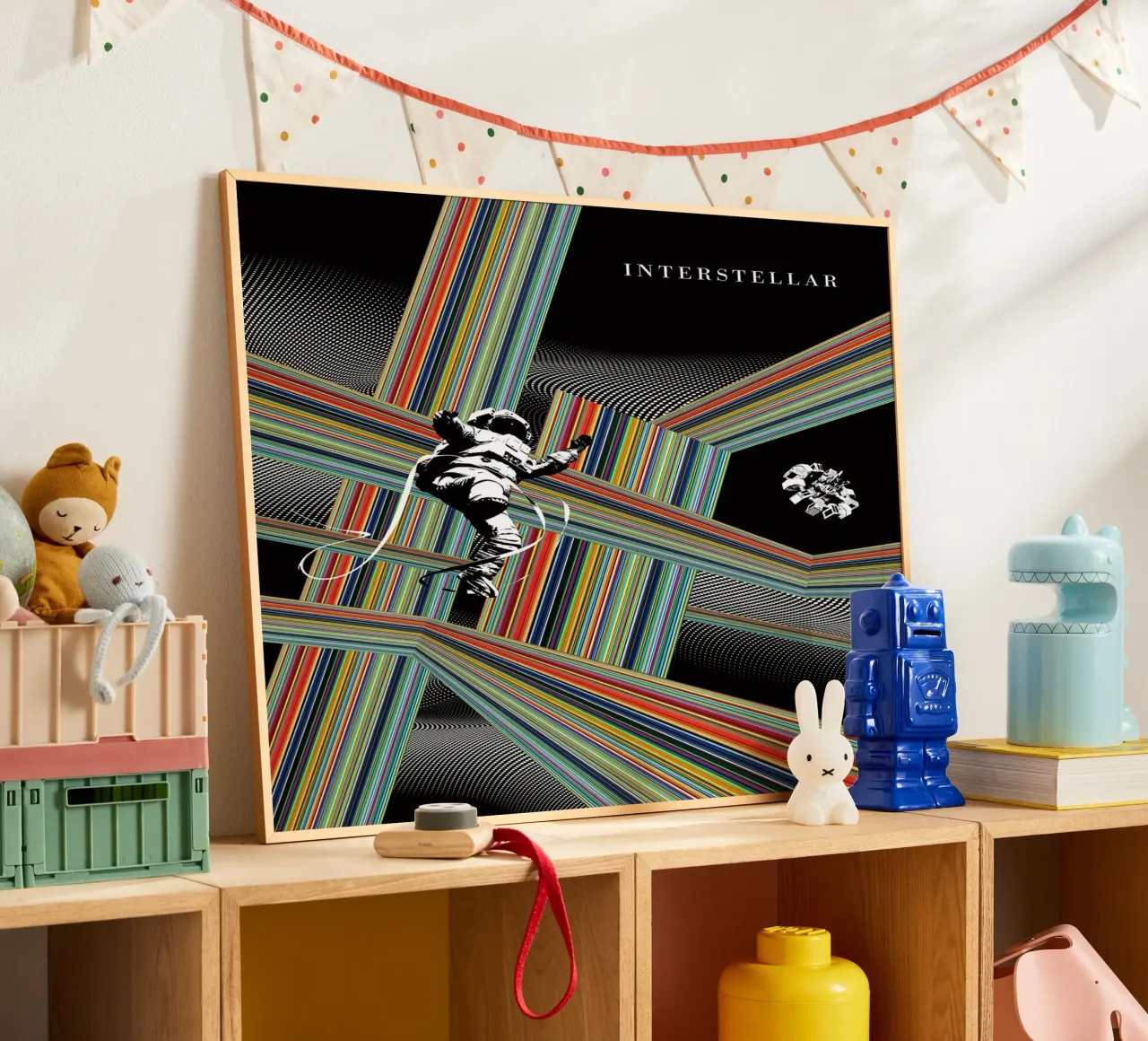 Stay Interstellar poster da Attaboy Dsgn