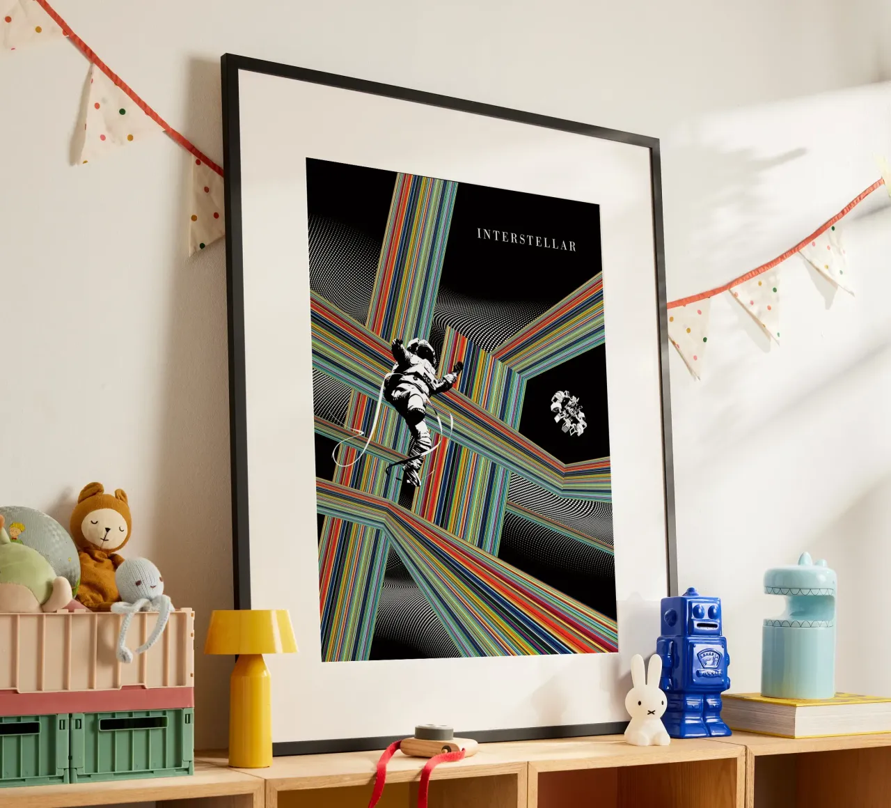 Stay Interstellar poster da Attaboy Dsgn