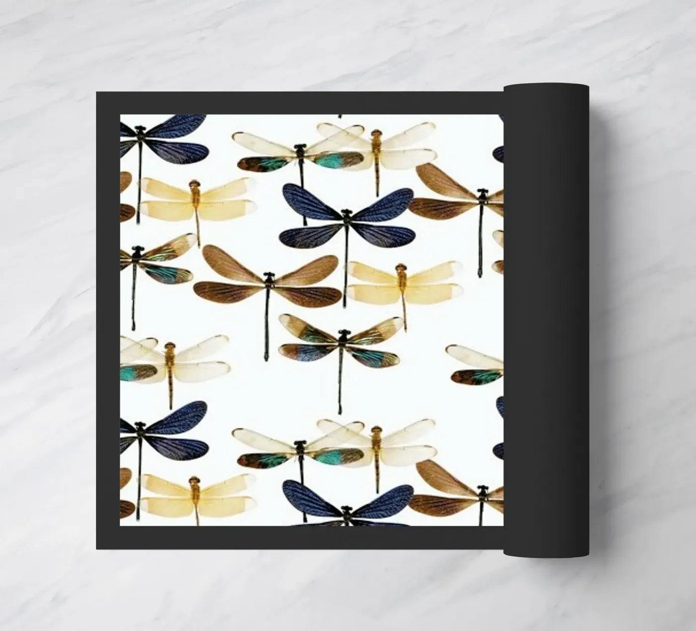 Dragonflies doormat by Curious Collections by Marielle Leenders