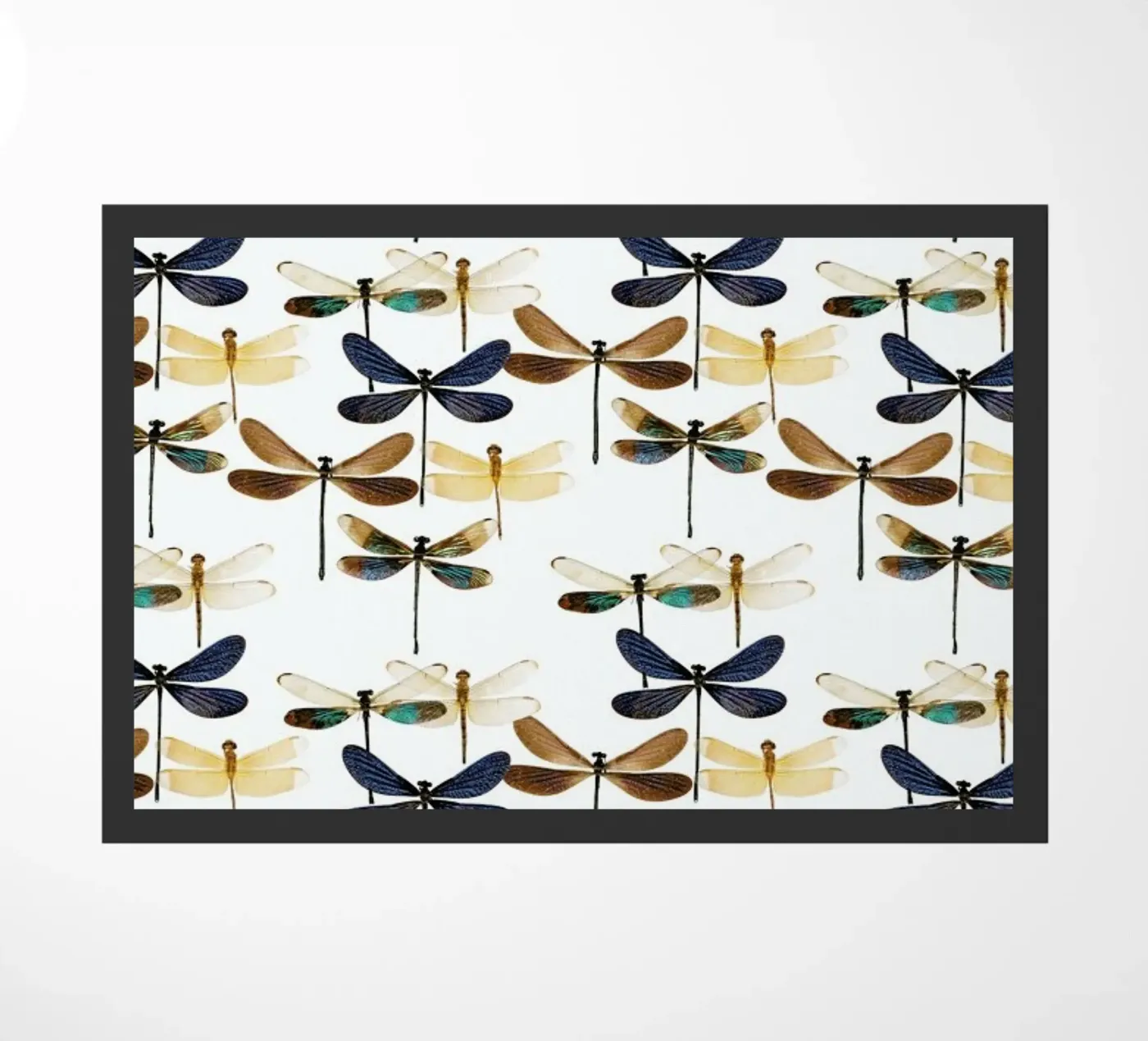 Dragonflies doormat by Curious Collections by Marielle Leenders