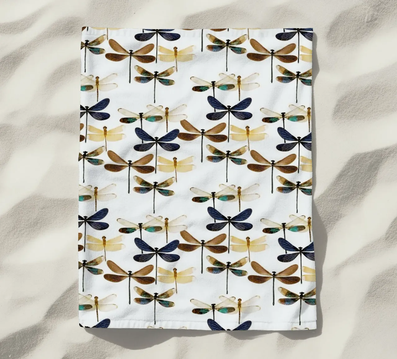 Dragonflies telo mare da Curious Collections by Marielle Leenders