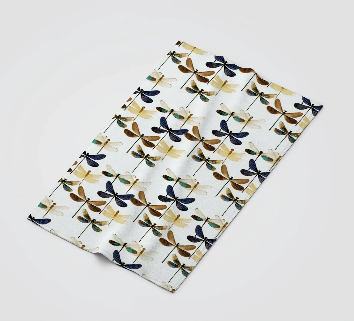 Dragonflies fleecedeken van Curious Collections by Marielle Leenders