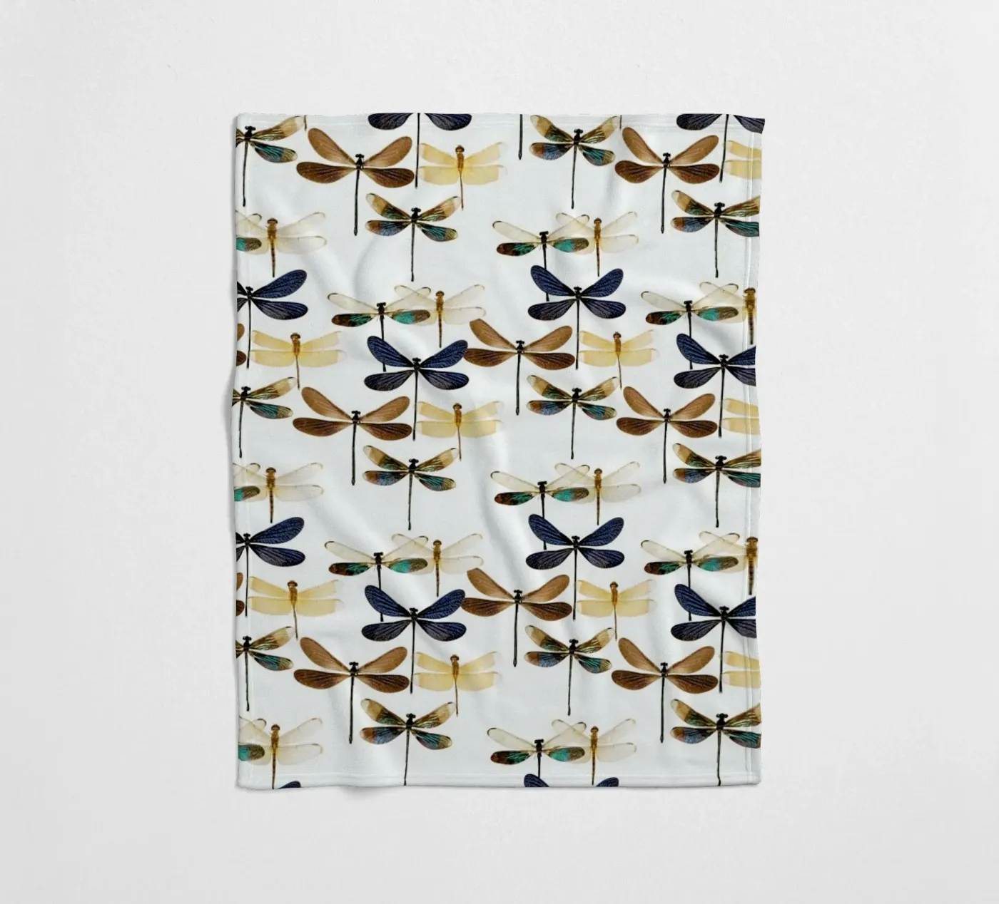 Dragonflies Fleecedecke von Curious Collections by Marielle Leenders