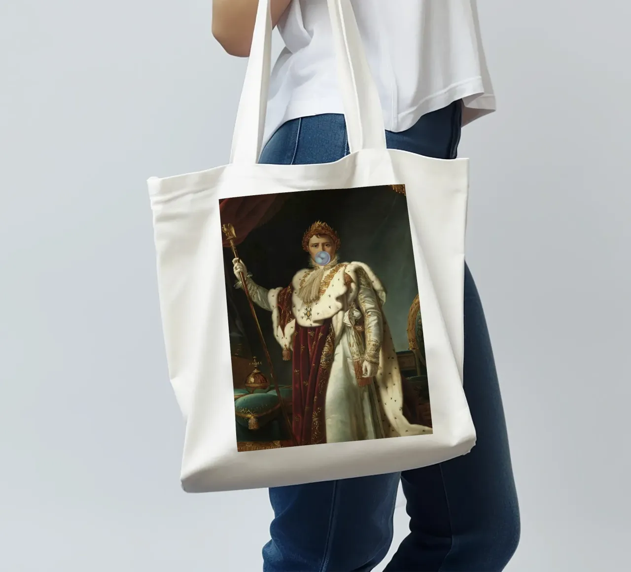 Napole -gum- borsa in juta da Studio Mooodz
