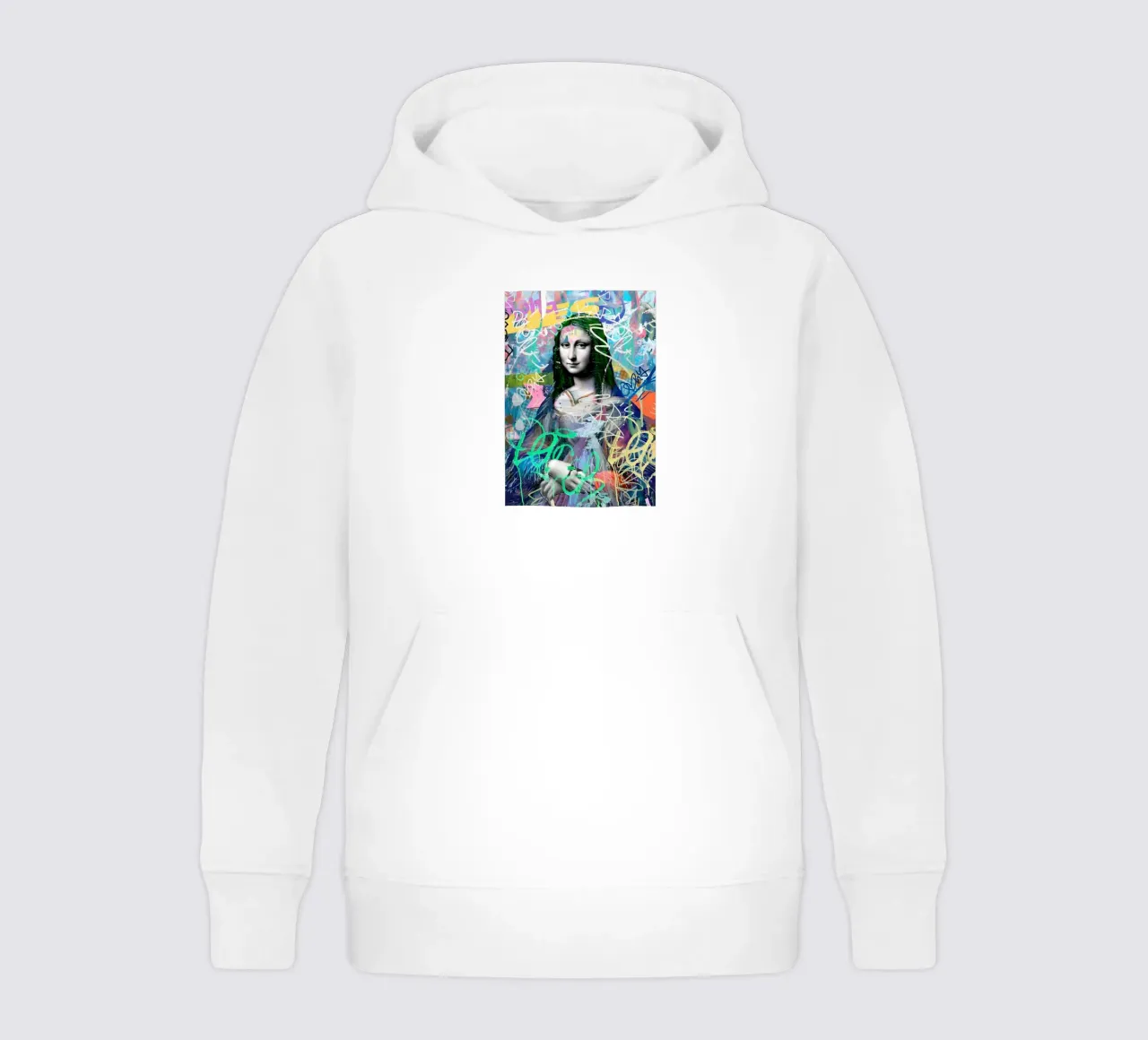 Graffiti Mona kinder hoodie van Studio Mooodz