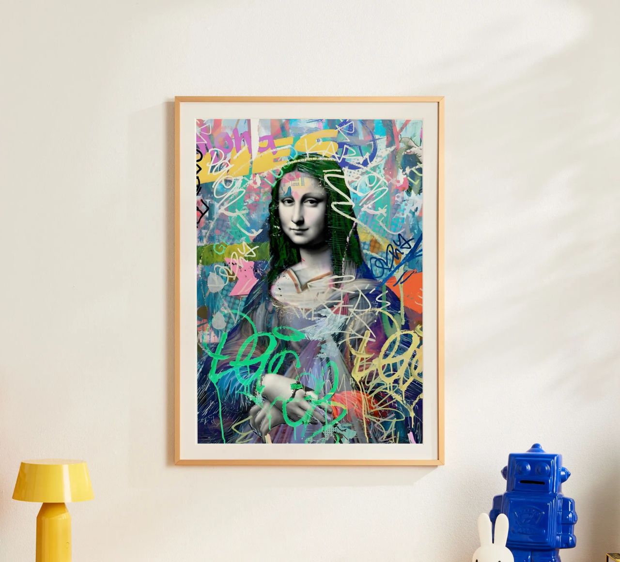 Graffiti Mona Poster von Studio Mooodz