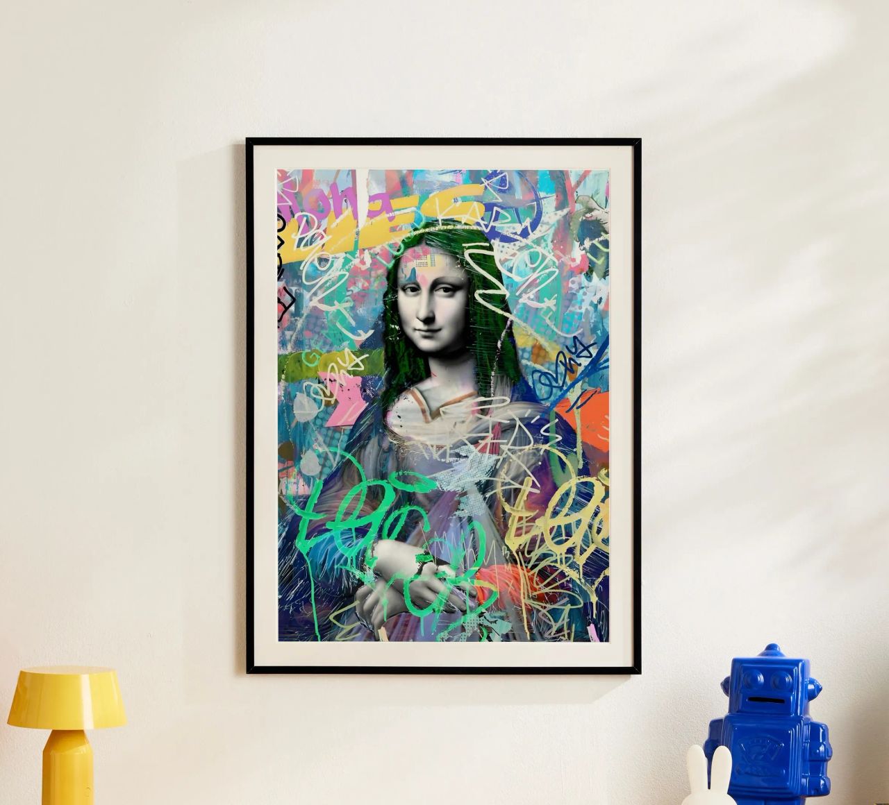 Graffiti Mona Poster von Studio Mooodz