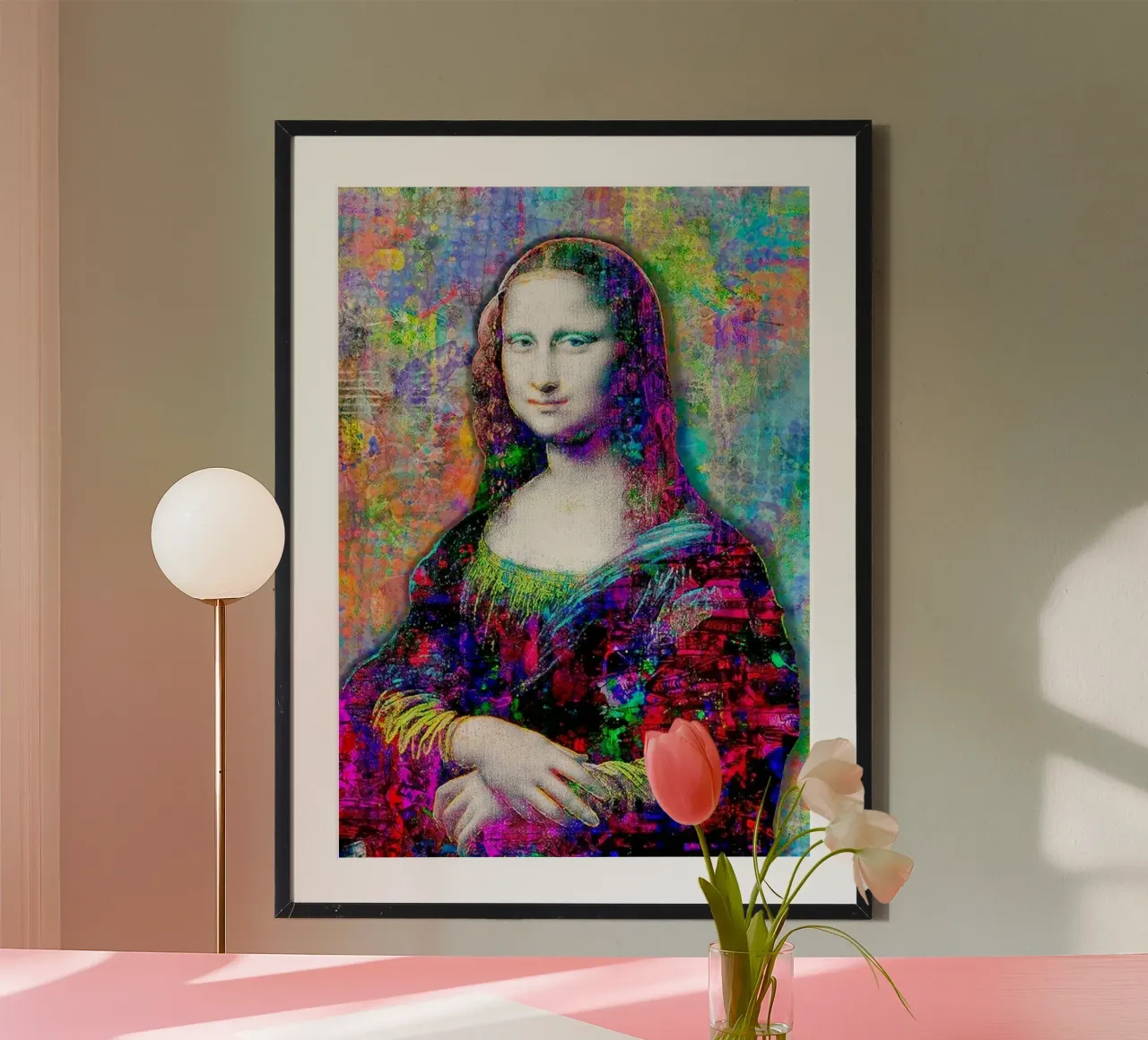 Late Leo poster with aluminum frame by Studio Mooodz