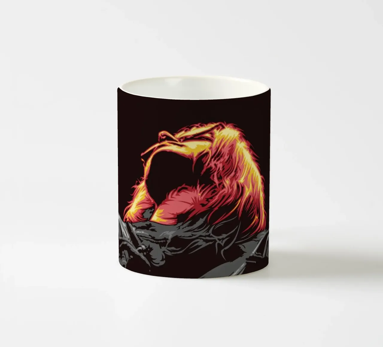 SONNE IM GESICHT Keramik Tasse von Cranio Dsgn