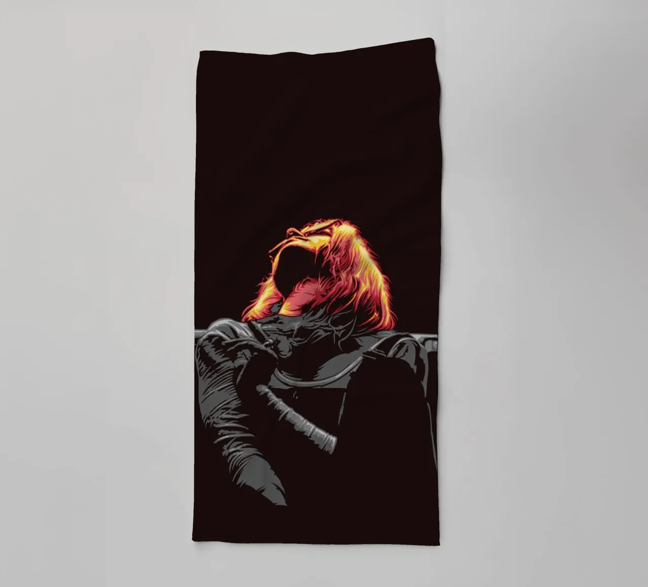SUN ON THE FACE towel by Cranio Dsgn