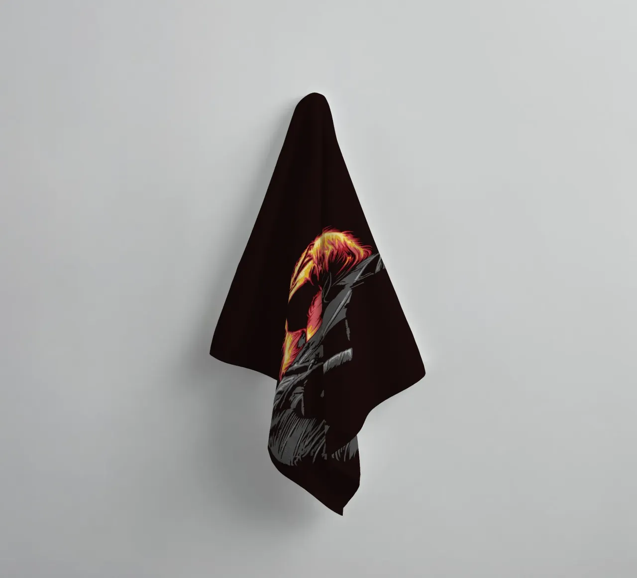 SUN ON THE FACE towel by Cranio Dsgn