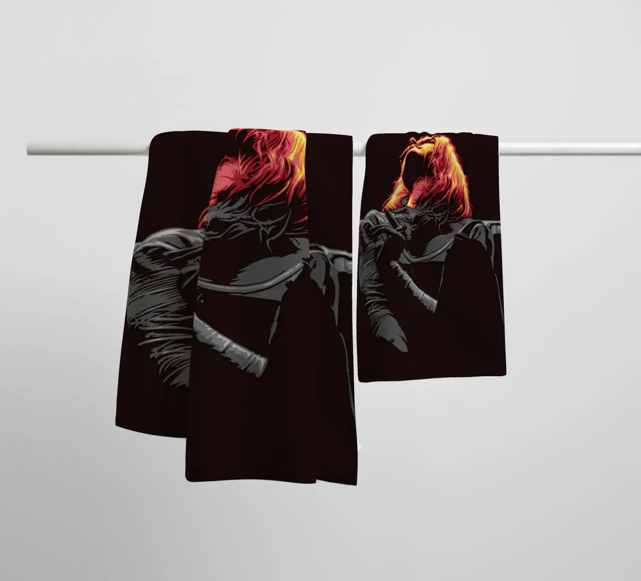 SUN ON THE FACE towel by Cranio Dsgn