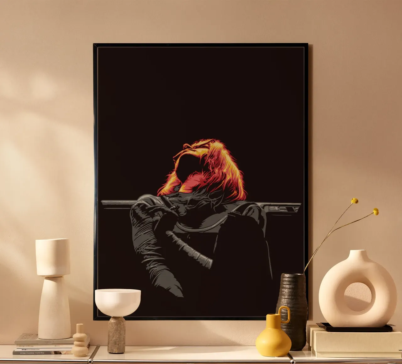 SUN ON THE FACE poster by Cranio Dsgn