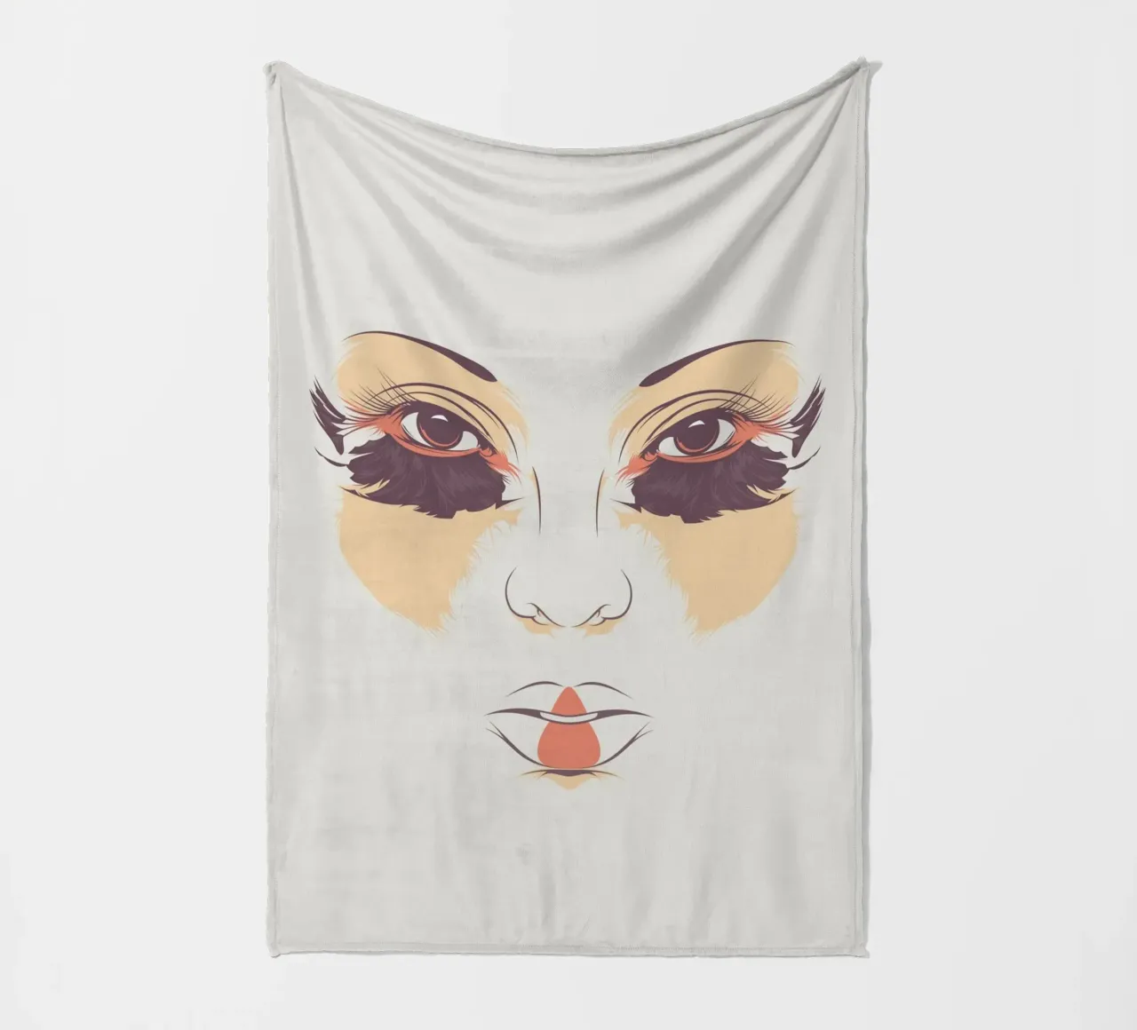 GEISHA coperta in pile da Cranio Dsgn
