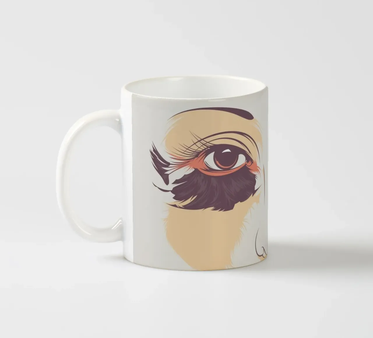 GEISHA tazza in ceramica da Cranio Dsgn