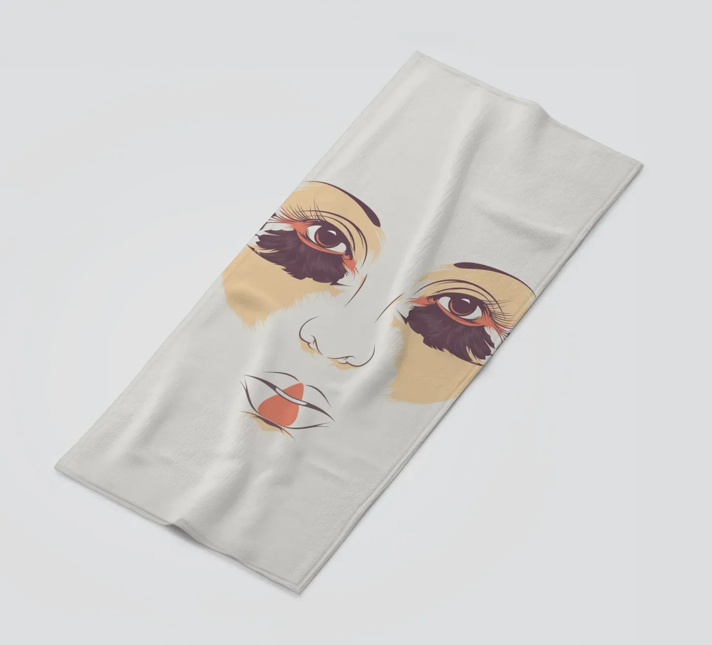 GEISHA strandhanddoek van Cranio Dsgn