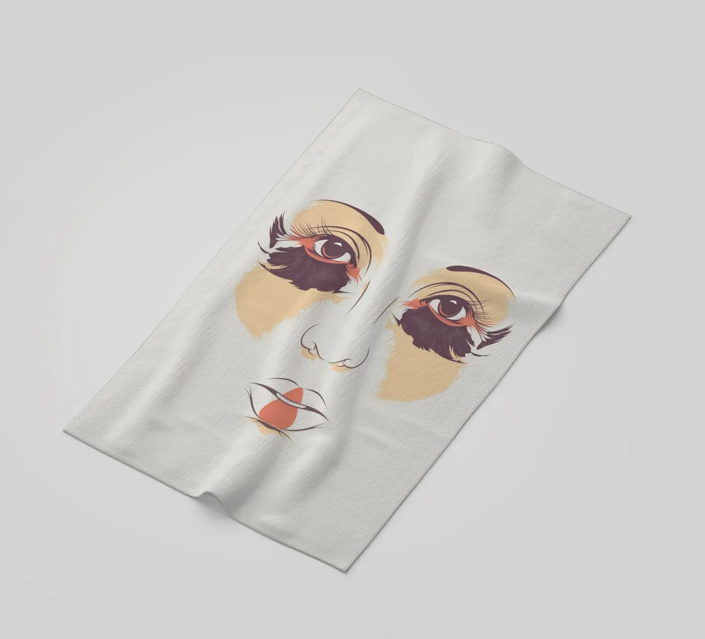 GEISHA strandhanddoek van Cranio Dsgn