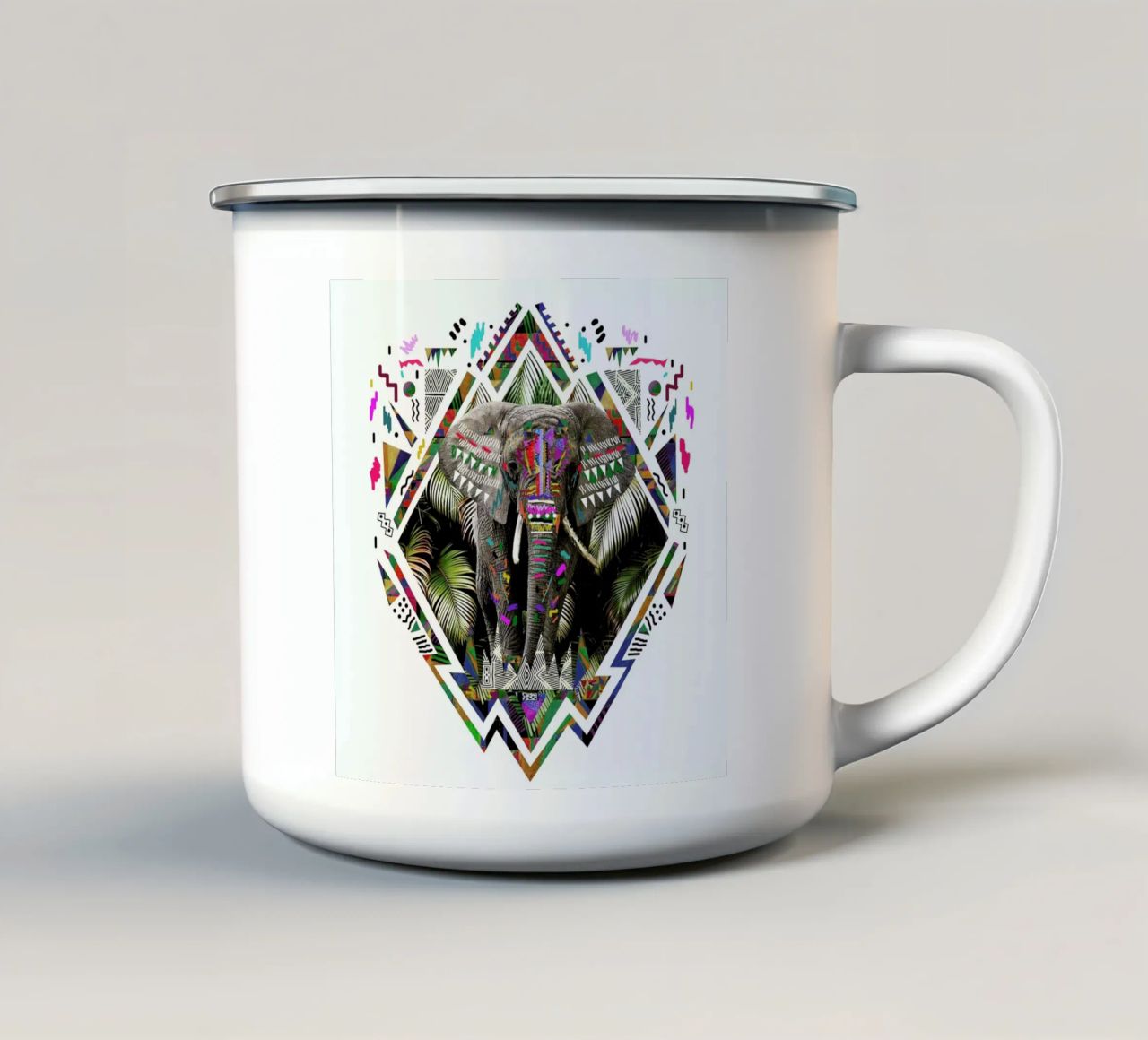 Tembo tazza in smalto da Kris Tate