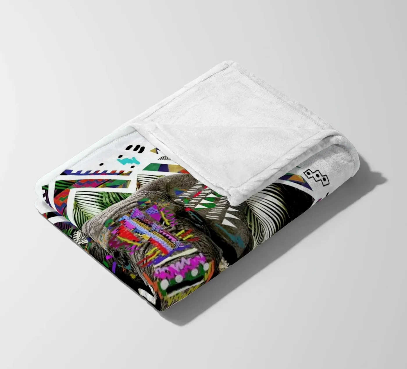 Tembo fleece blanket by Kris Tate