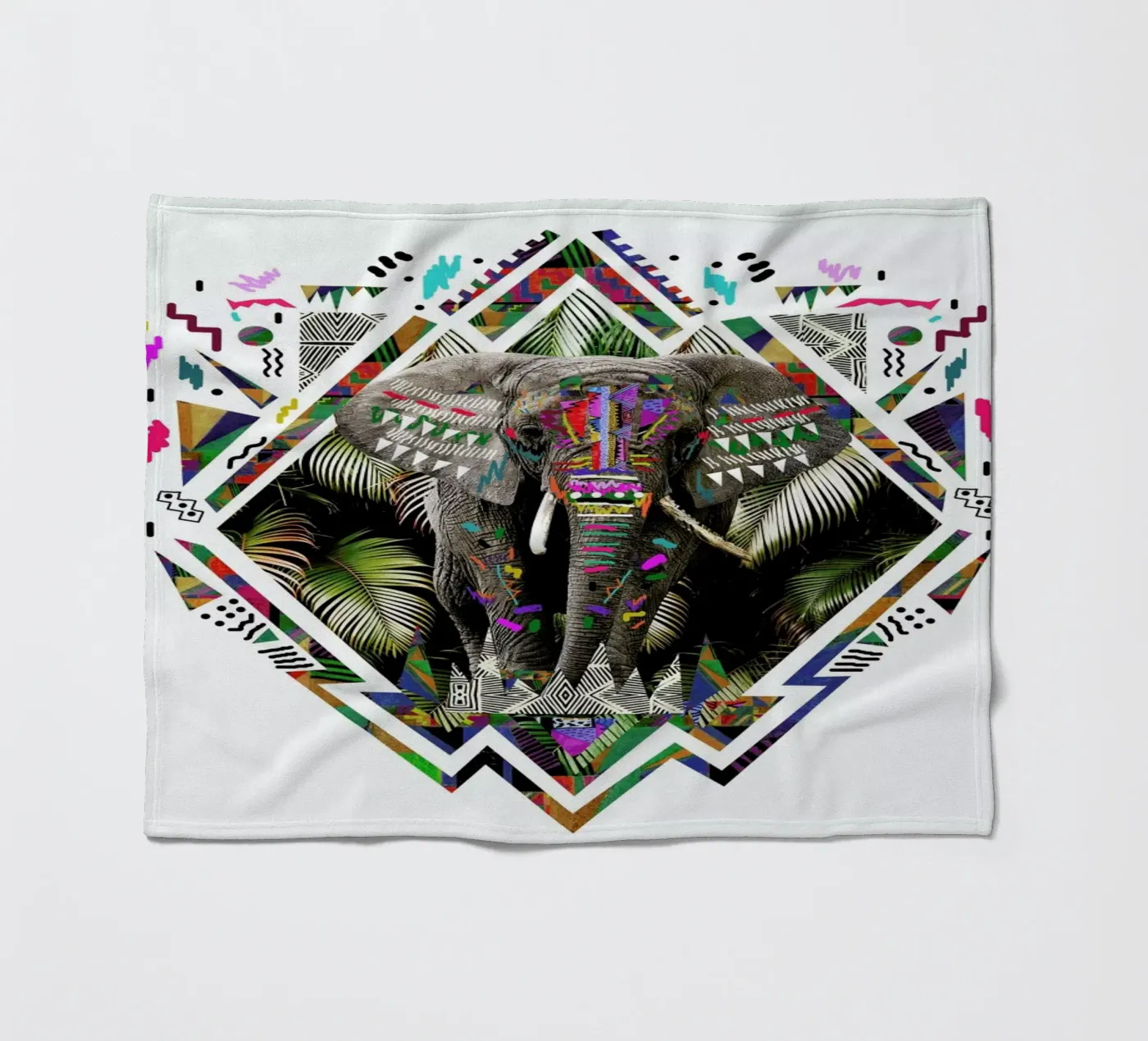 Tembo fleece blanket by Kris Tate