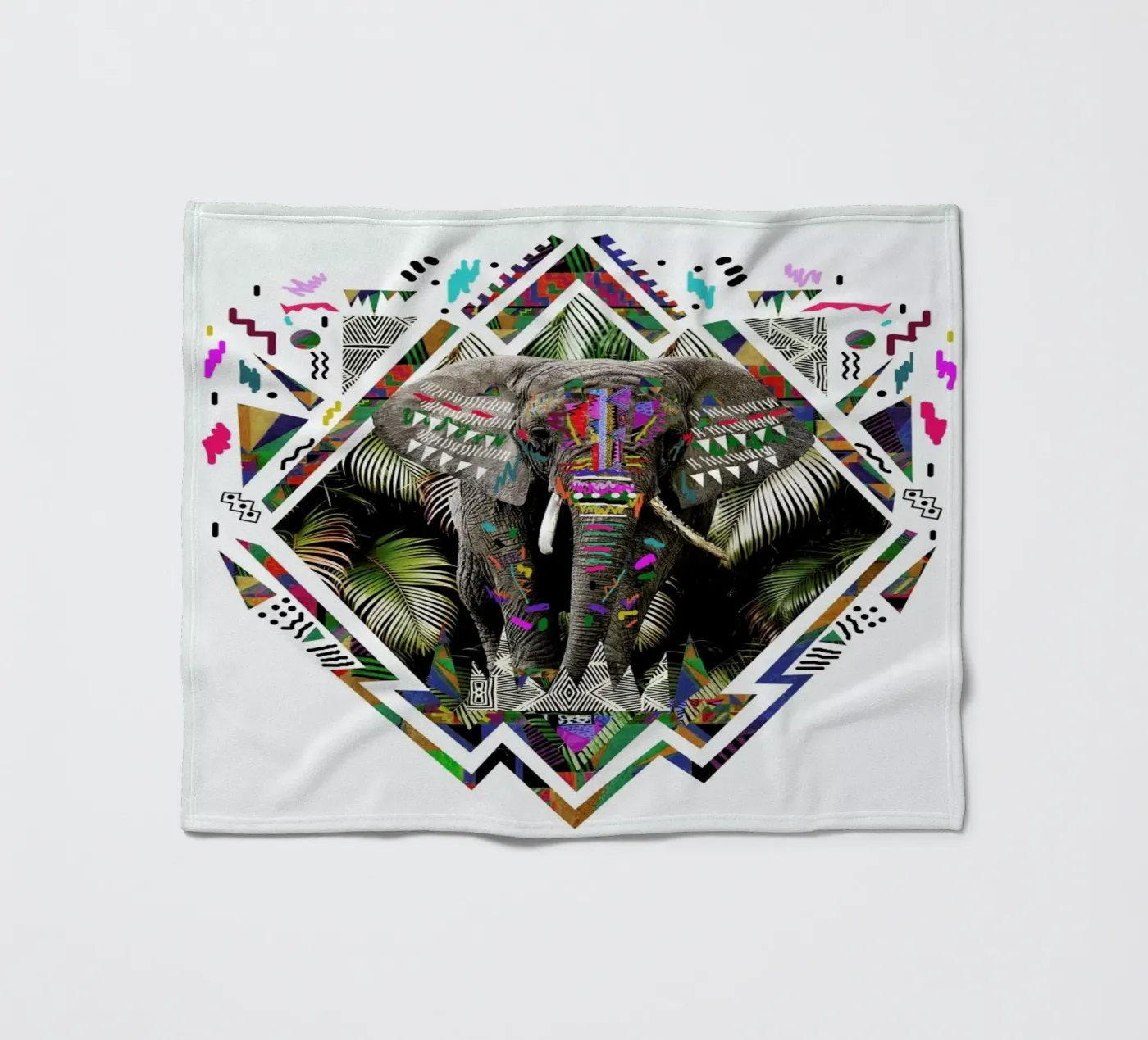 Tembo fleece blanket by Kris Tate