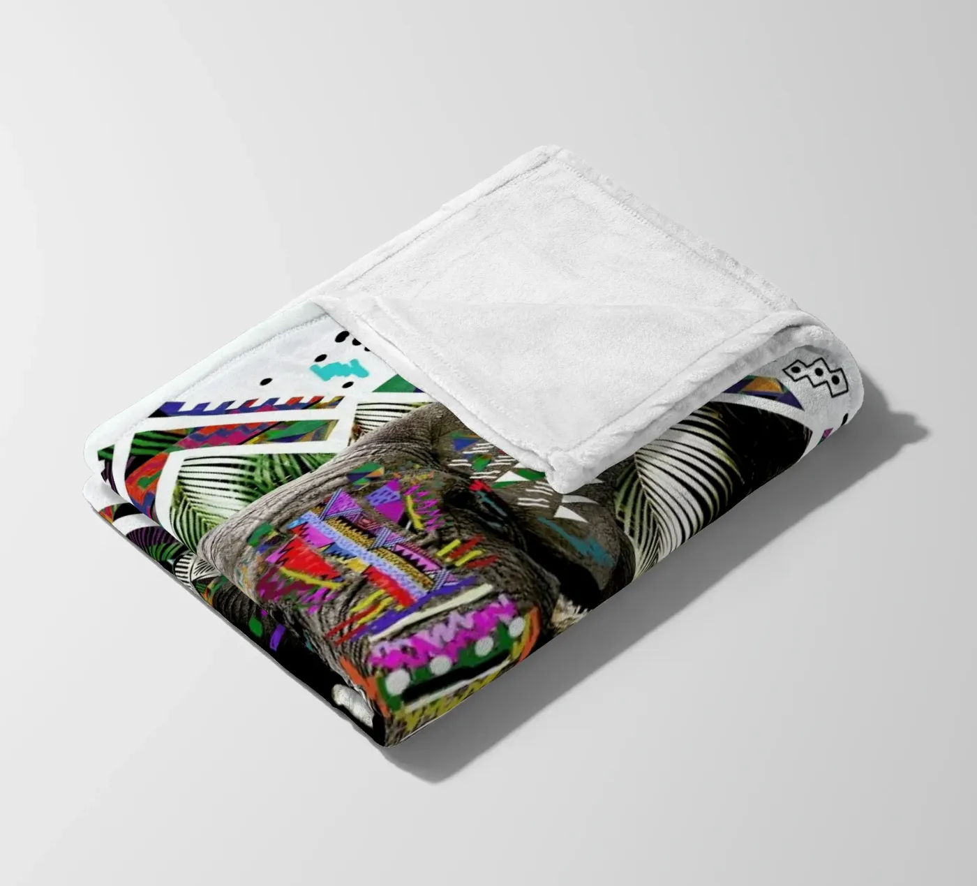 Tembo fleece blanket by Kris Tate