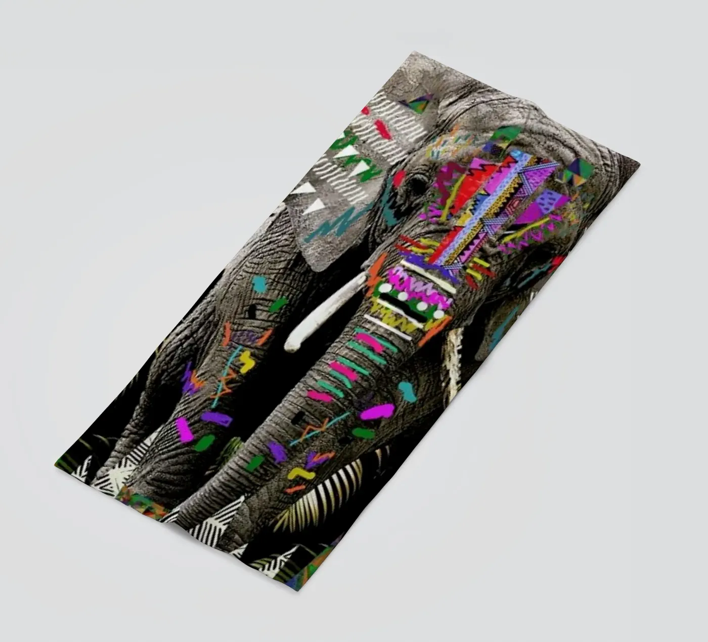 Tembo beach towel by Kris Tate