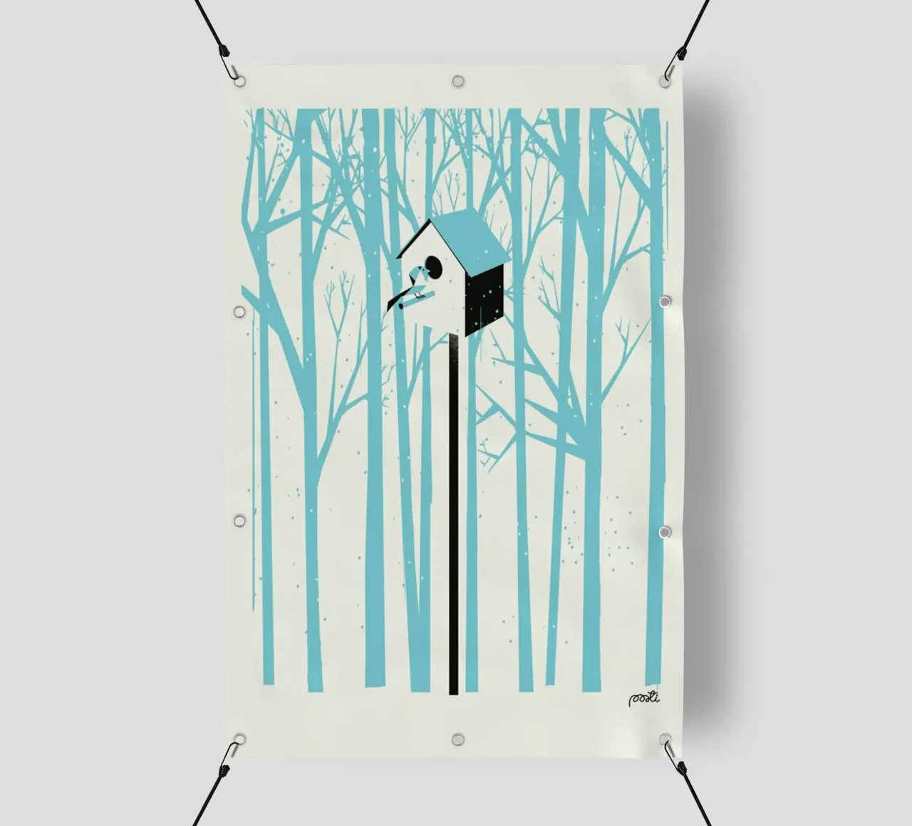 Forest 2 telo in pvc da Pietari Posti