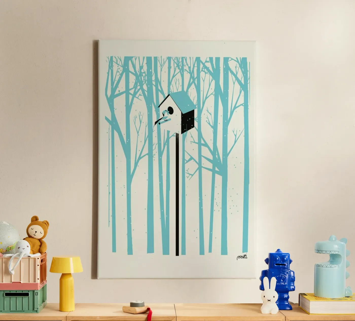 Forest 2 canvas van Pietari Posti