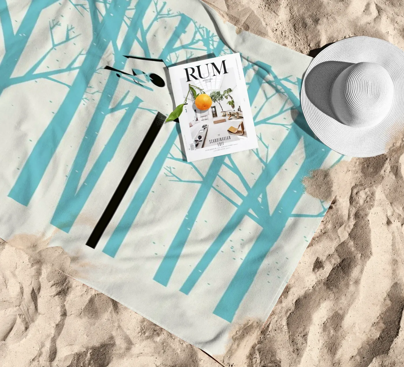 Forest 2 Strandtuch von Pietari Posti