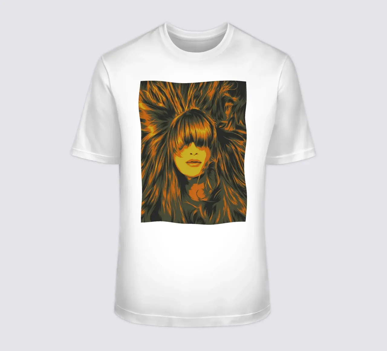 CAPELLI DI FUOCO t-shirt da Cranio Dsgn