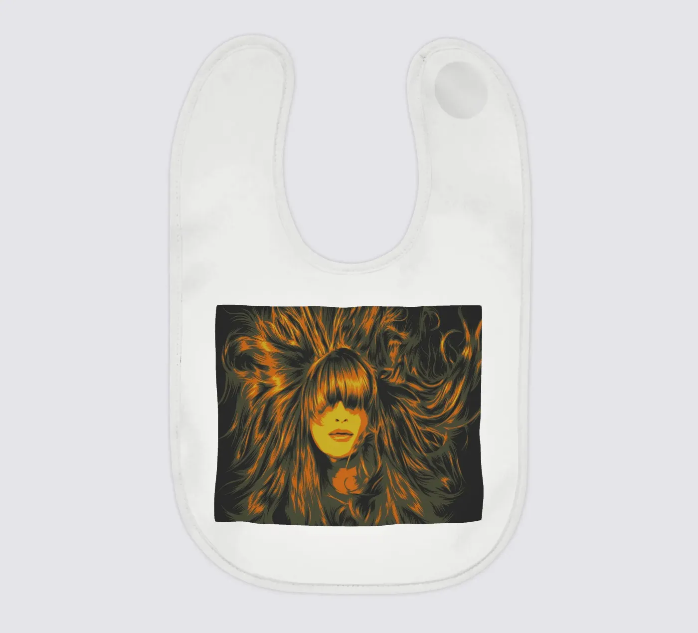 CAPELLI DI FUOCO bavaglino da Cranio Dsgn