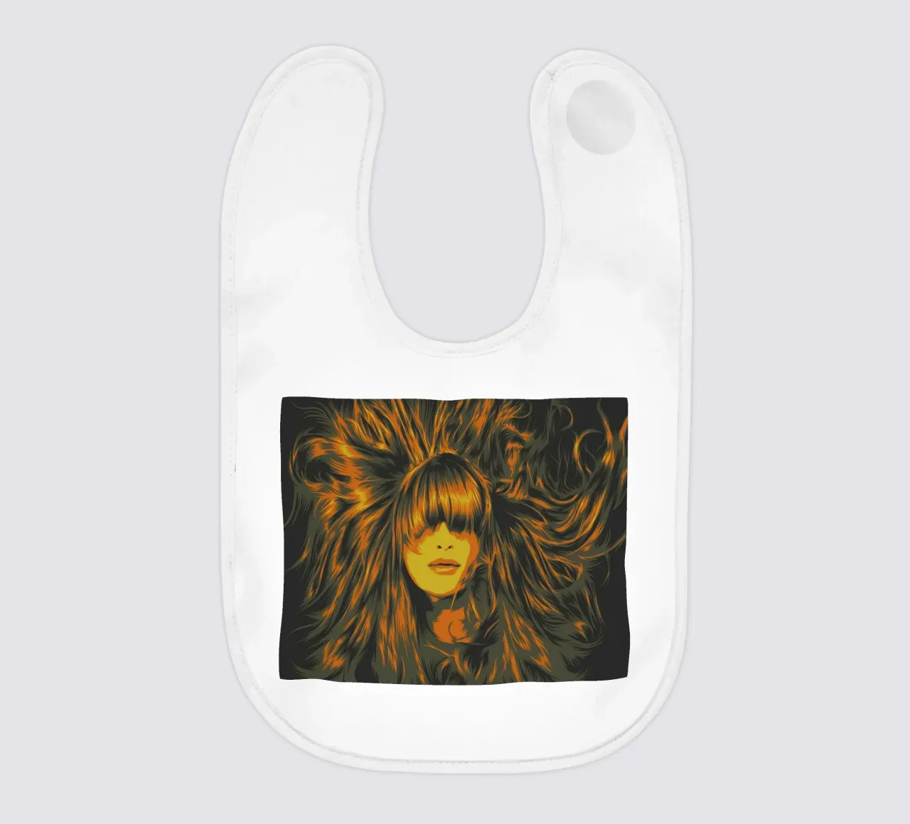 CAPELLI DI FUOCO bavaglino da Cranio Dsgn