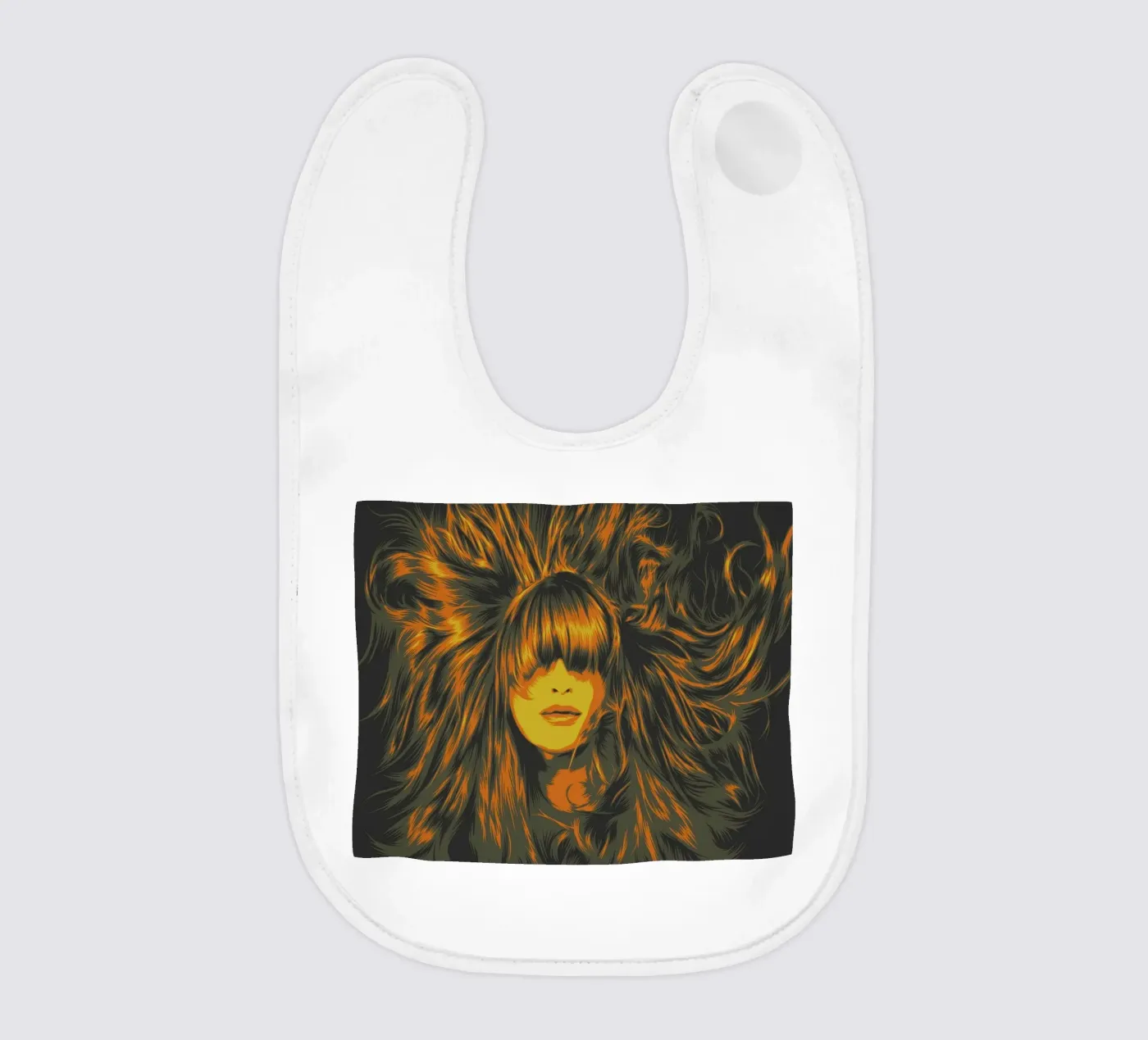 CAPELLI DI FUOCO bavaglino da Cranio Dsgn