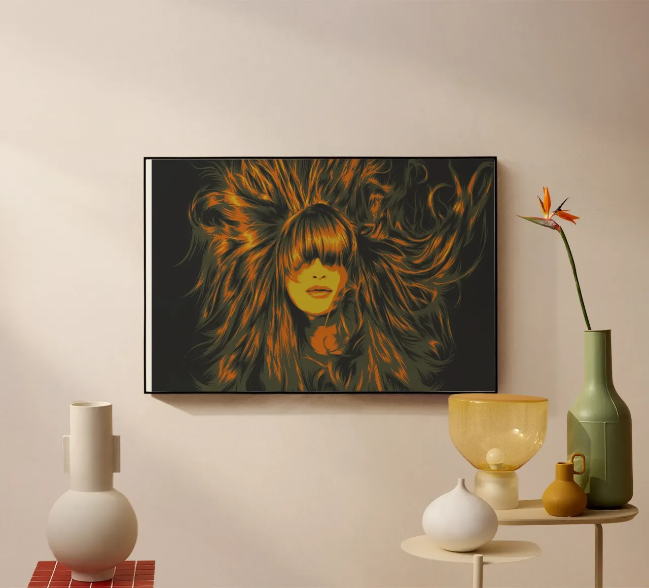 CAPELLI DI FUOCO plexiglass da Cranio Dsgn