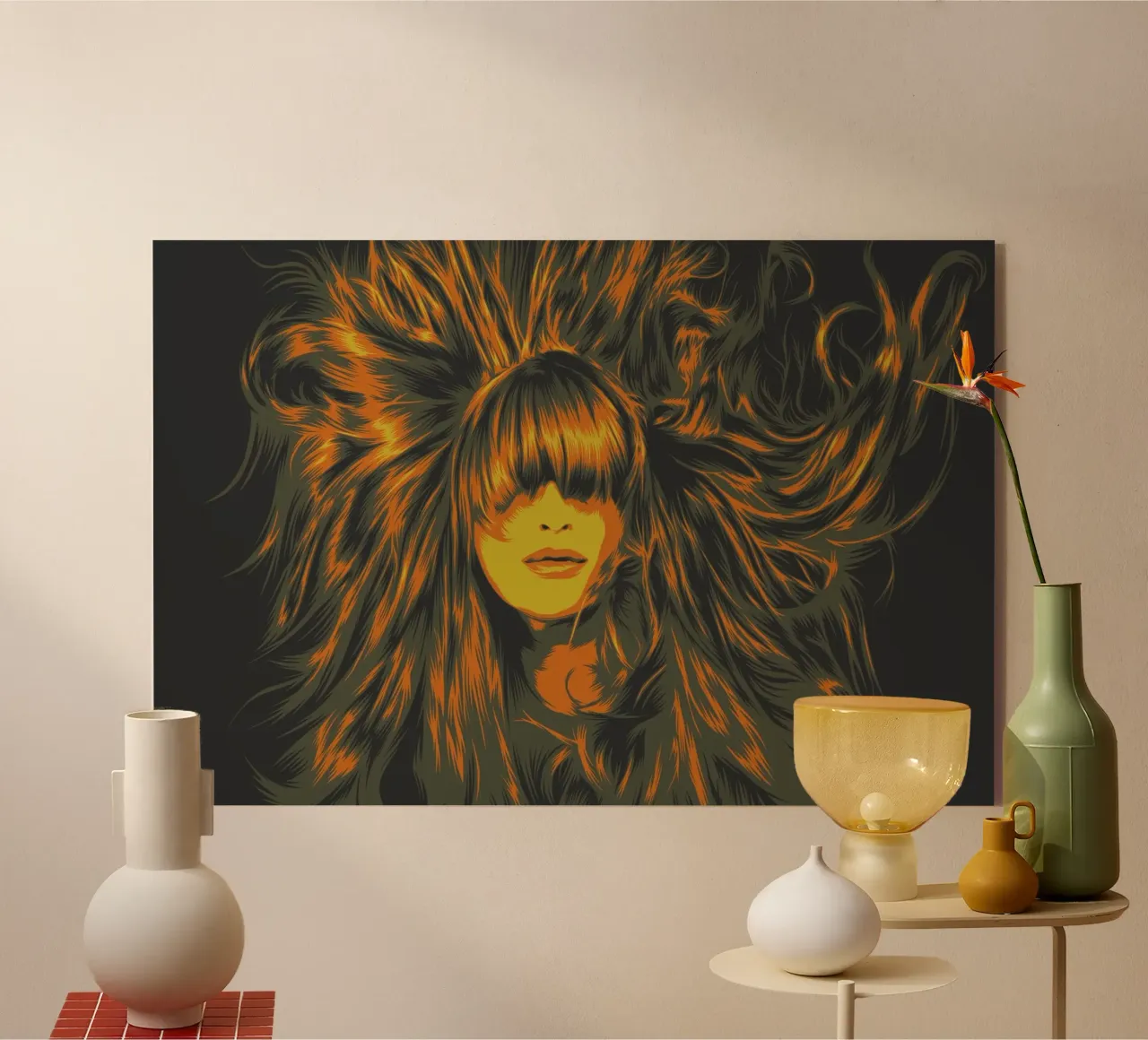 CAPELLI DI FUOCO plexiglass da Cranio Dsgn