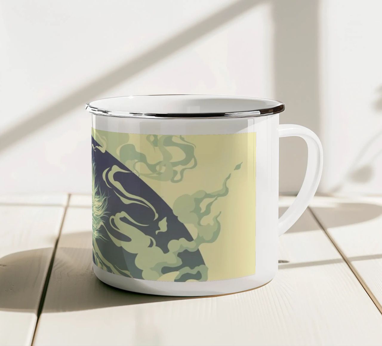UNICORN tazza in smalto da Cranio Dsgn