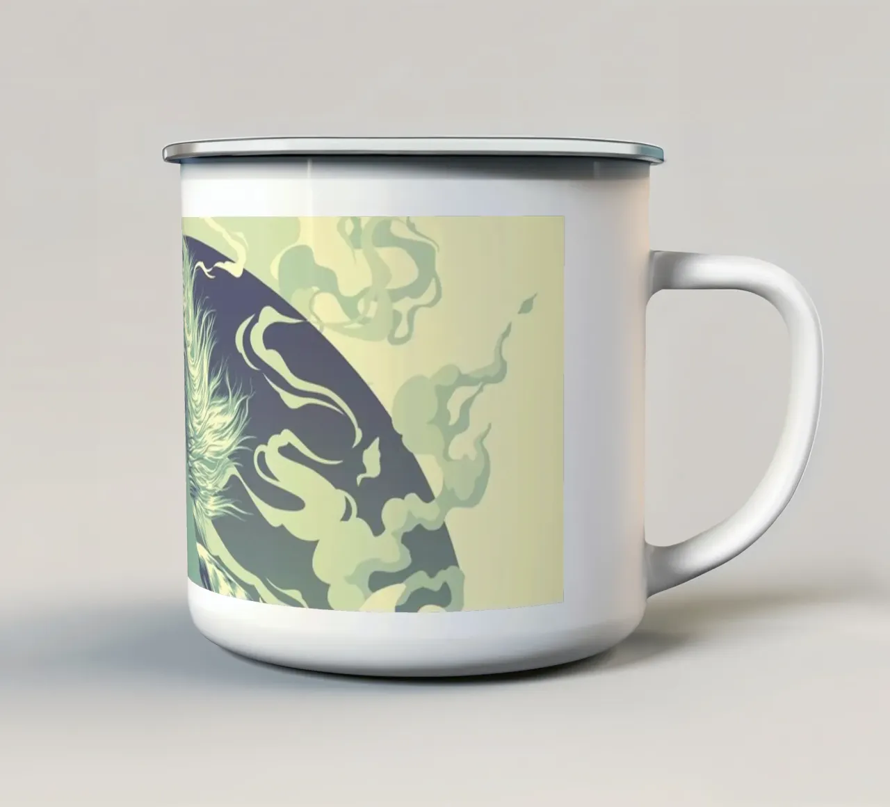 UNICORN emaille mok van Cranio Dsgn