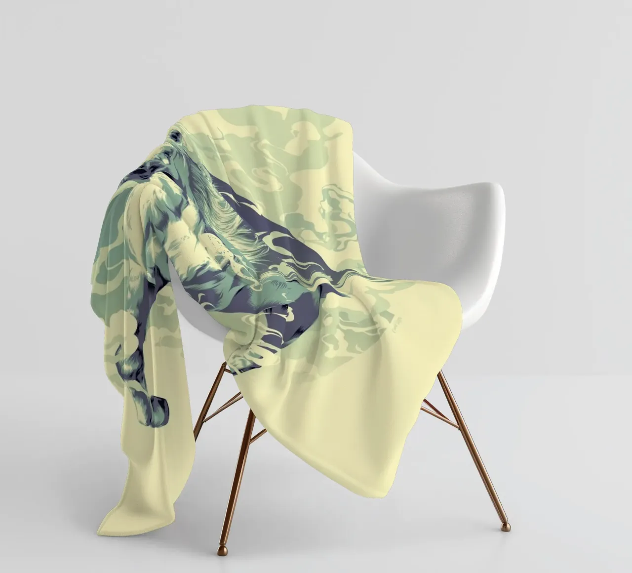 UNICORN coperta in pile da Cranio Dsgn