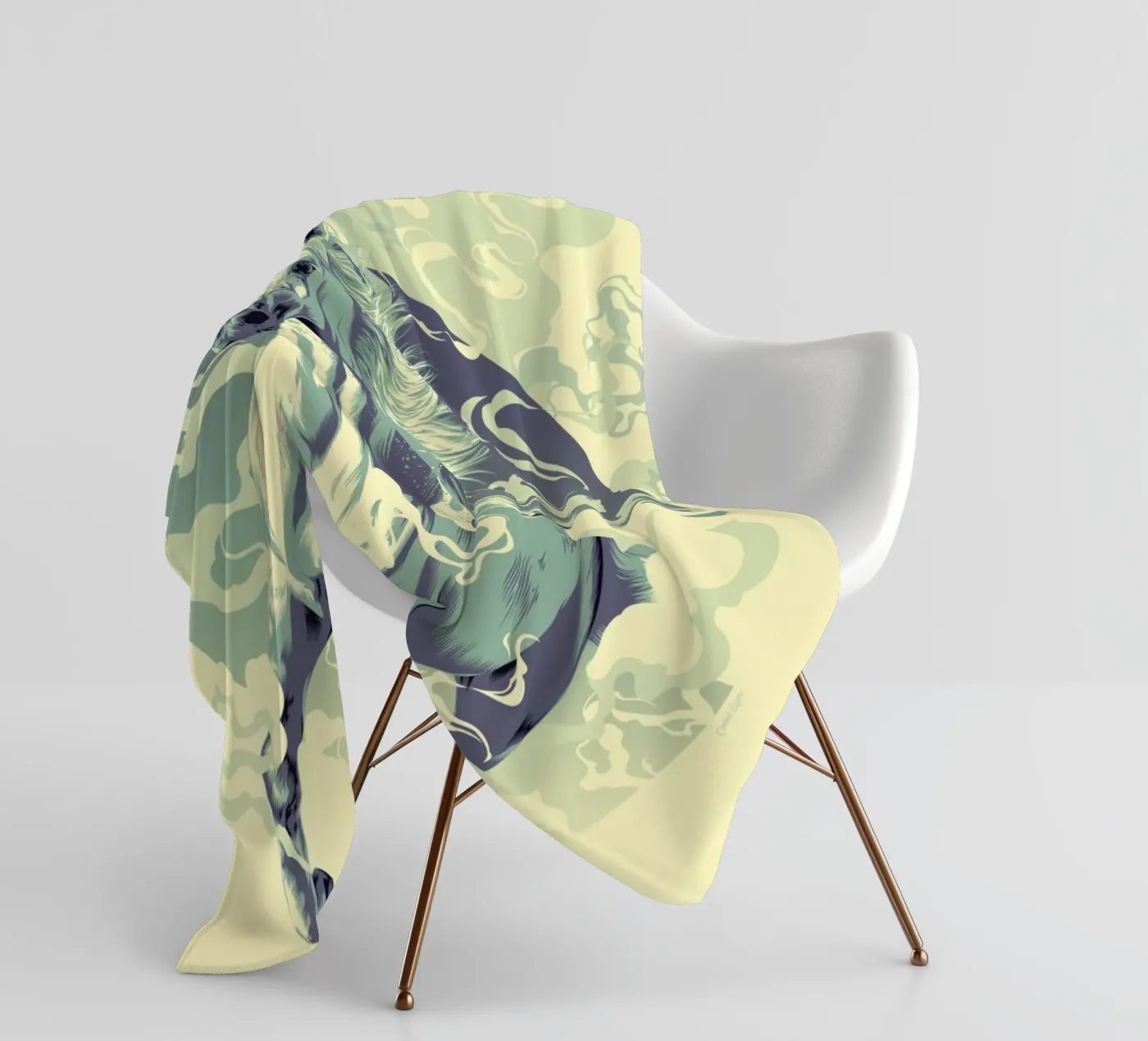 UNICORN Fleecedecke von Cranio Dsgn