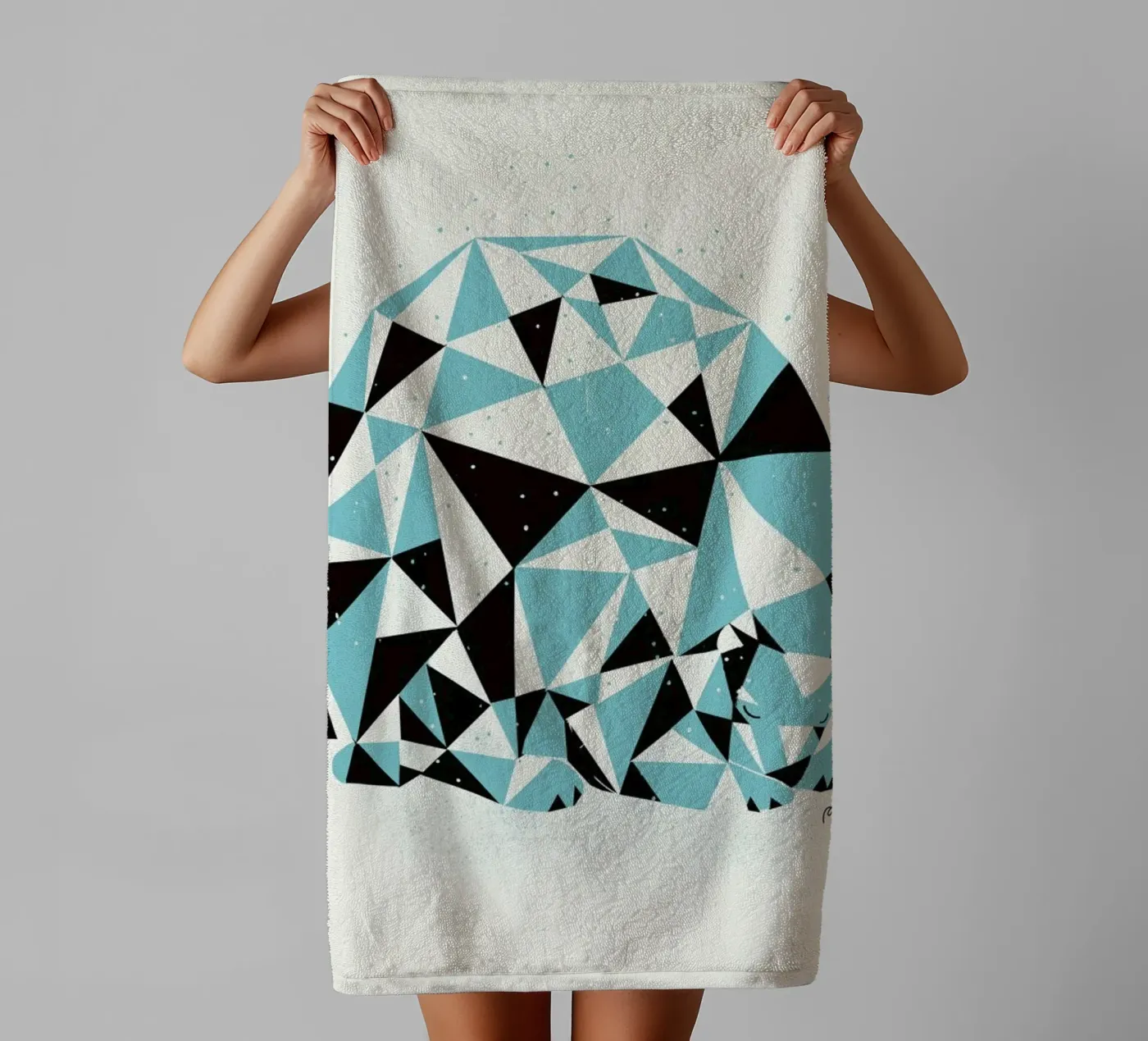 Forest 3 badhanddoek van Pietari Posti