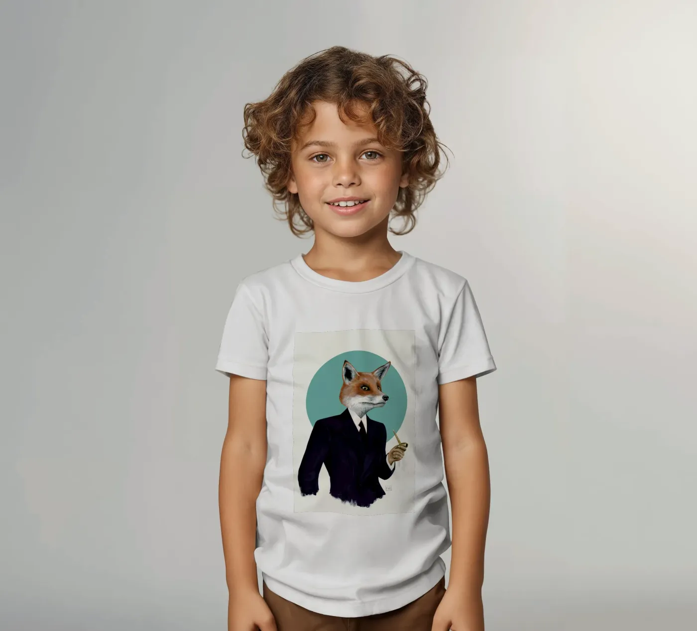 Mr. Fox t-shirt bambini da Famous When Dead