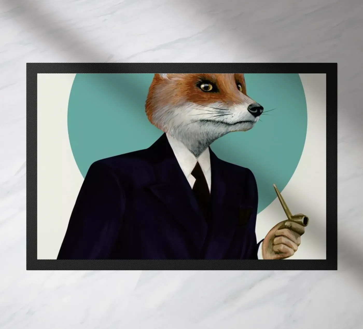 Mr. Fox deurmat van Famous When Dead