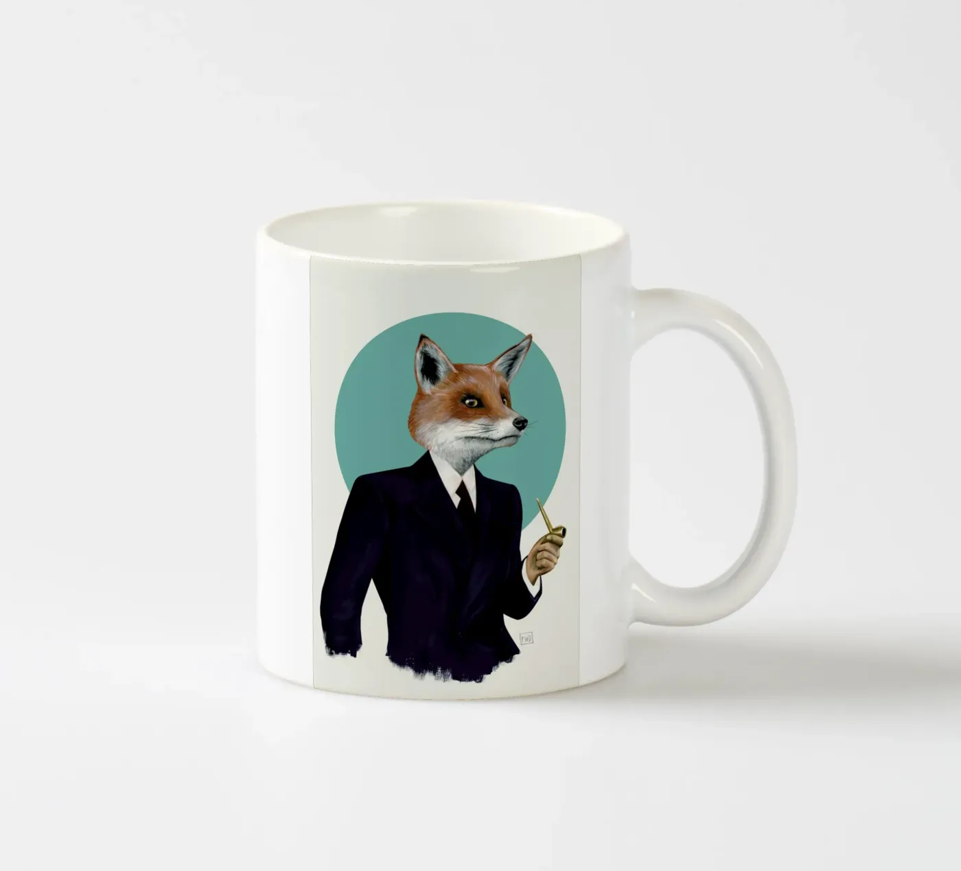 Mr. Fox ceramic mug by Famous When Dead