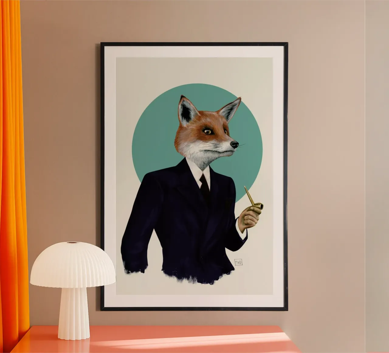 Mr. Fox poster da Famous When Dead